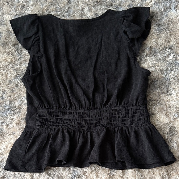 Universal Thread Black Ruffle Blouse - Picture 3 of 3